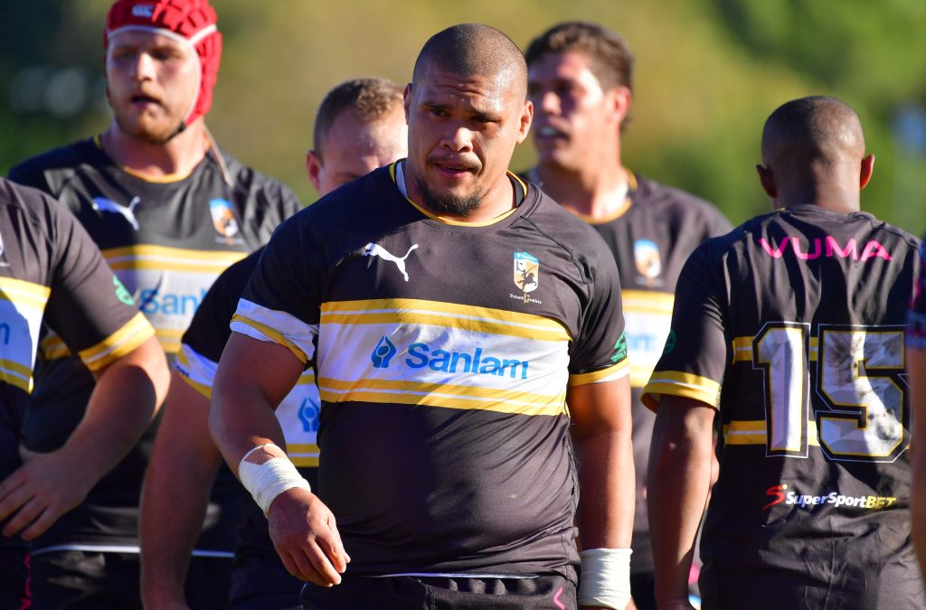 WELLINGTON, SOUTH AFRICA - MAY 03: Wayrin Losper of Sanlam Boland Cavaliers during the SA Cup match between Sanlam Boland Kavaliers and Airlink Pumas at Boland Stadium on May 03, 2025 in Wellington, South Africa. (Photo by Grant Pitcher/Gallo Images)